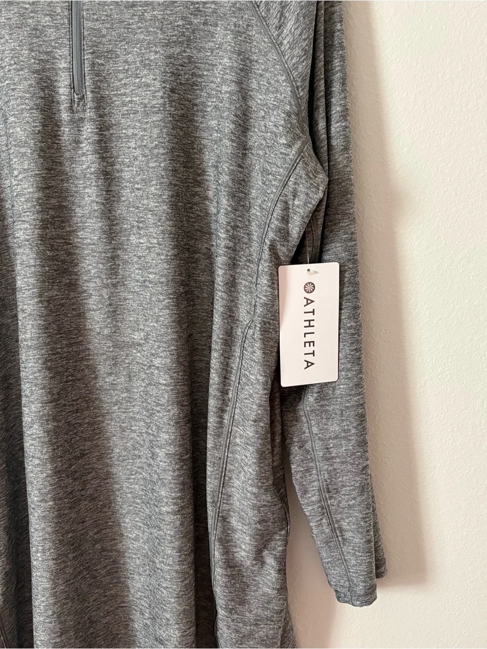 NWT Athleta Women's Pacific Shores Coverup In Heathered Grey Size XL